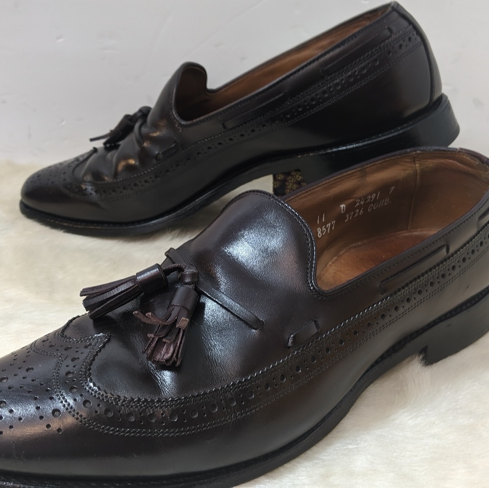 Allen Edmonds Manchester Tassel Loafers Shoes Size